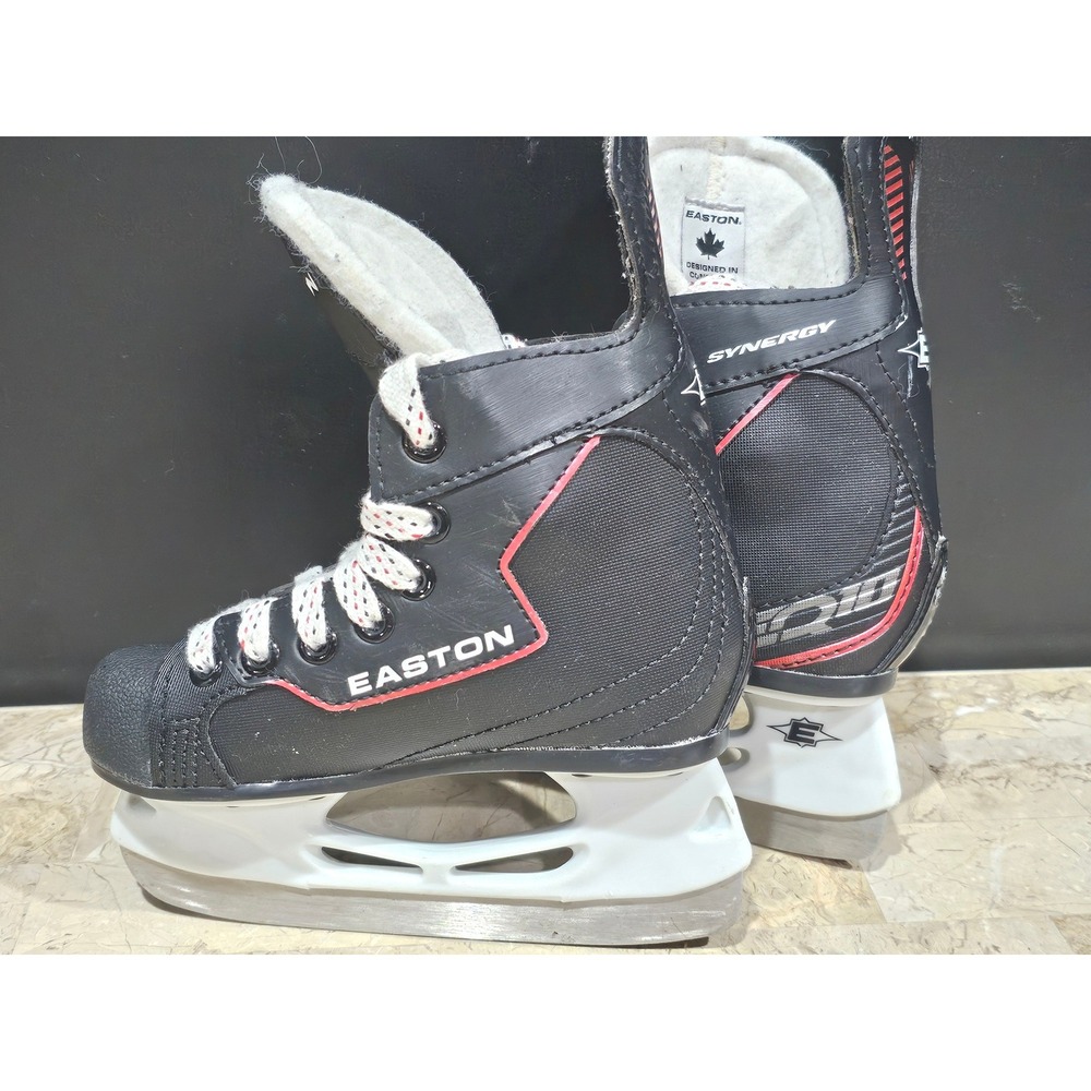 Easton Synergy Ice Hockey Skates Youth Y11‎ Black Red